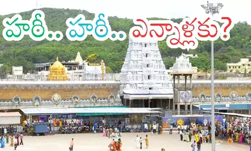 crowd, devotees, sunday, tirumala