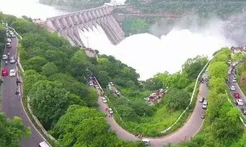 central government,  construct,  largest flyover, largest flyover in srisailam,  srisailam flyover construction by centralgovernment, latest news on srisailam flyover construction