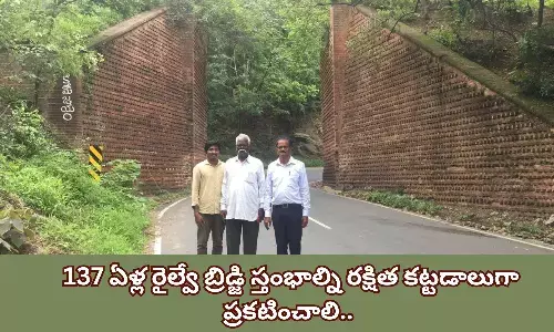 Giddalur-Nandyala railway line,  railway bridge between Giddalur-Nandyala railway line, 137 years old railway bridge between Bhatamittapalli-Dorawaribavi, 137 years old railway bridge in prakashamdistrict