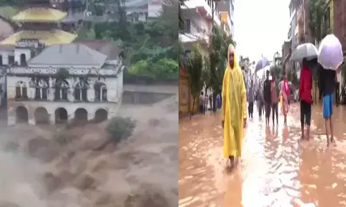 flooded, damage,  loss of life, nepal