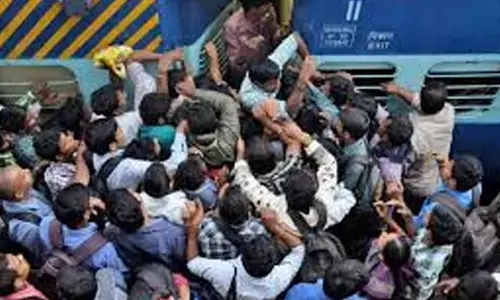 railway stations, rush, dussehra festival 2024 in telangana,  due to dussehra festival railway stations are congested, Dussehra 2024