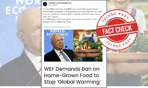 WEF demands ban on homegrown plants, WEF did not caution govts on banning homegrown plants to check global warming, facts on banning homegrown plants, why did  homegrown plants banned, factcheck news,  did world economic forum banning homegrown plants to check global warming