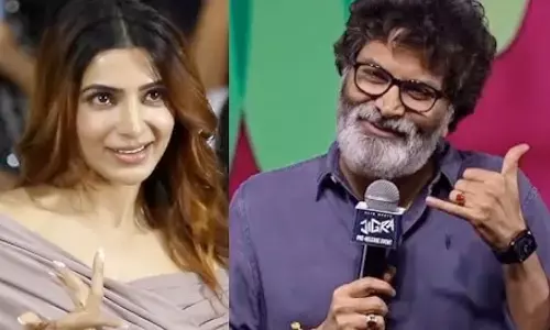 Trivikram, Samantha latest news today telugu, Trivikram comparison of Samantha with Rajinikanth netizens trolled, latest trolls on samantha, Trivikram Samantha, latest movie news telugu today