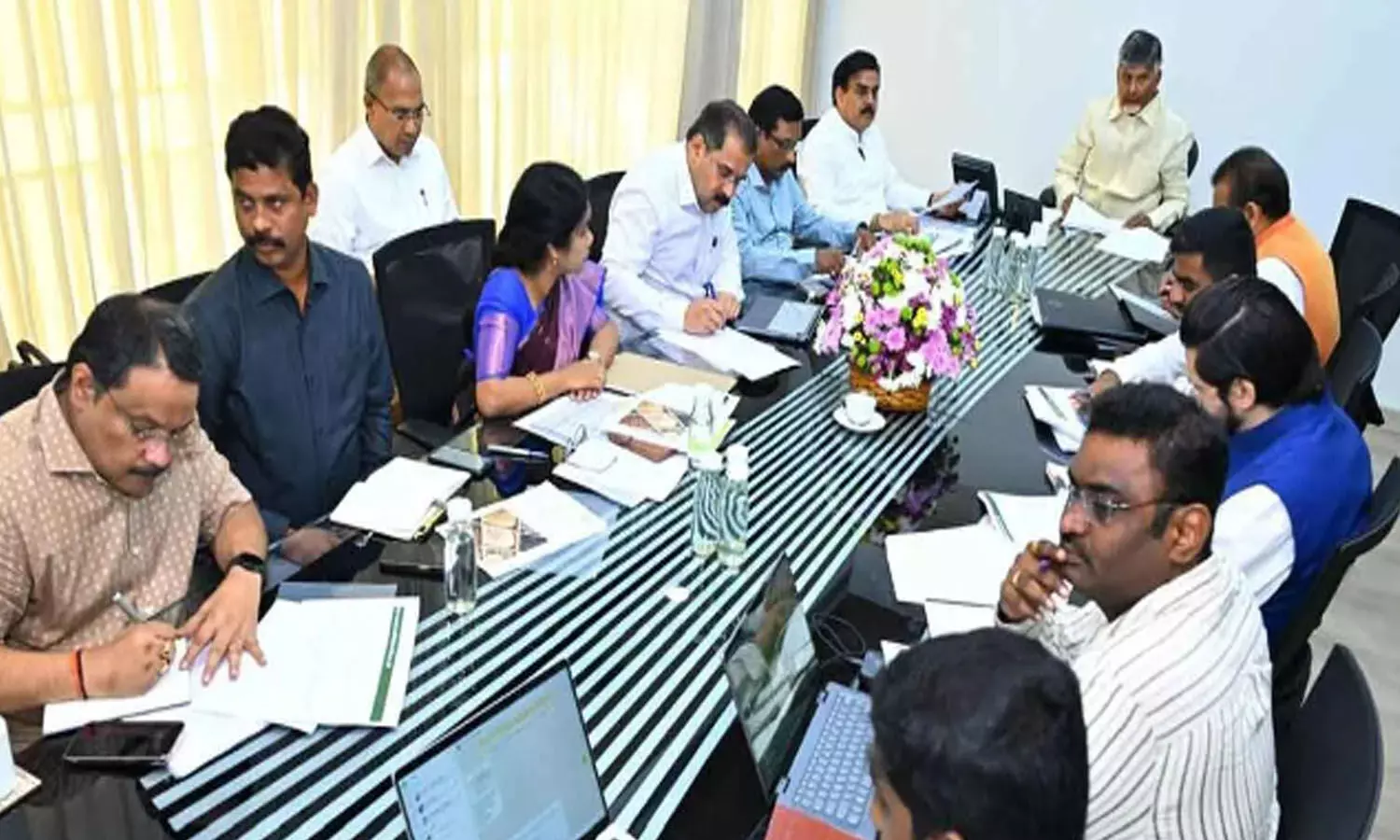 chandrababu naidu, chief minister,  review, civil supplies department