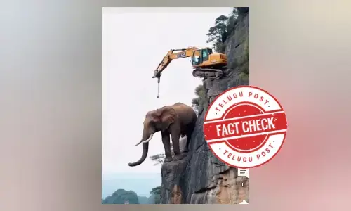 Elephant, Rescue, AI  Generated videos  latest, Video of elephant rescue is AI generated simulation, latest fact check news, facts on Video of elephant rescue,  elephant ai videos