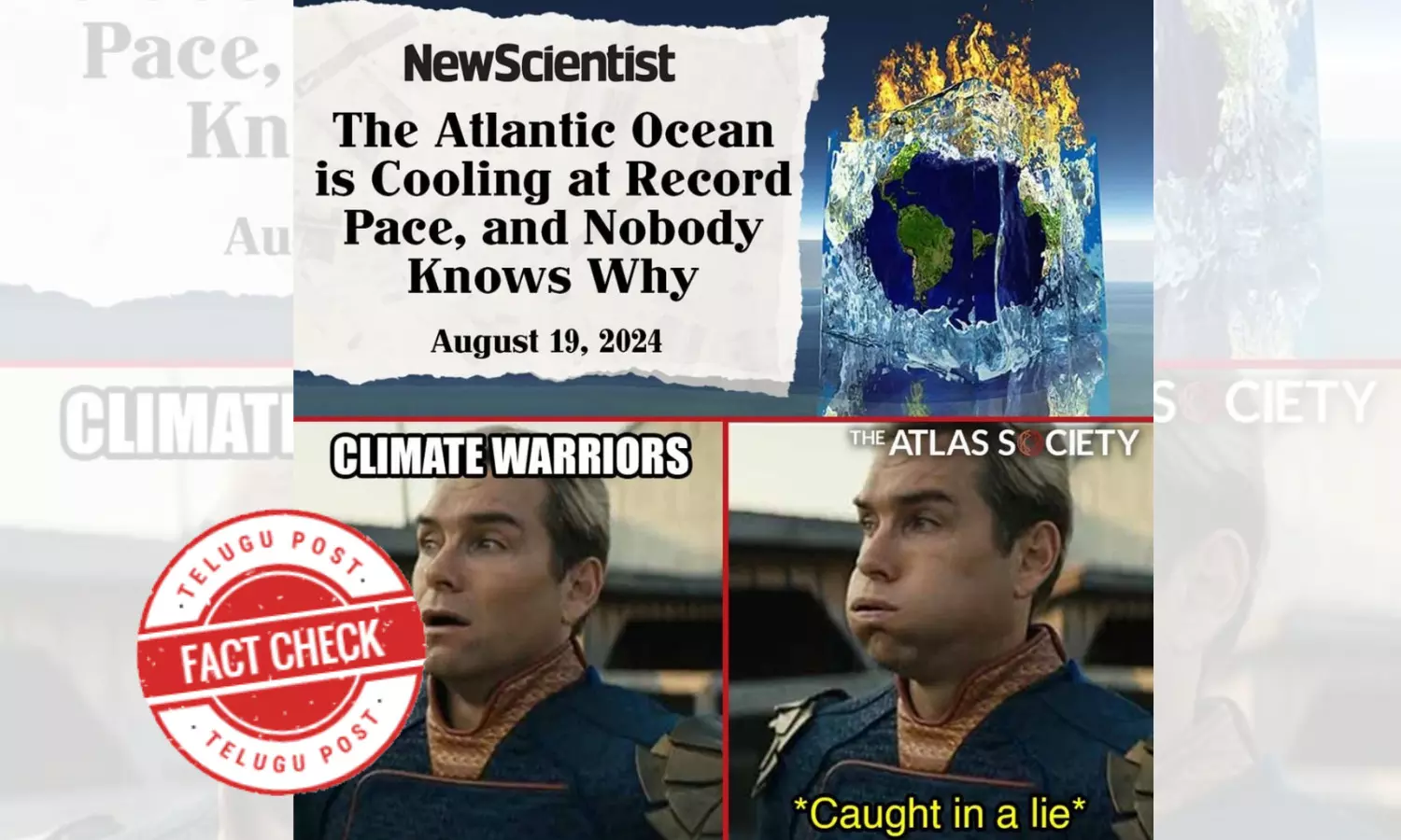 Fact Check: Viral post about Atlantic cooling misinterpret climate change reality