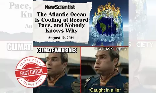 Fact Check: Viral post about Atlantic cooling misinterpret climate change reality