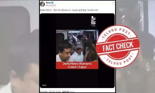 Fact Check: Viral video of women police slapping men exiting Metro train is not recent incident