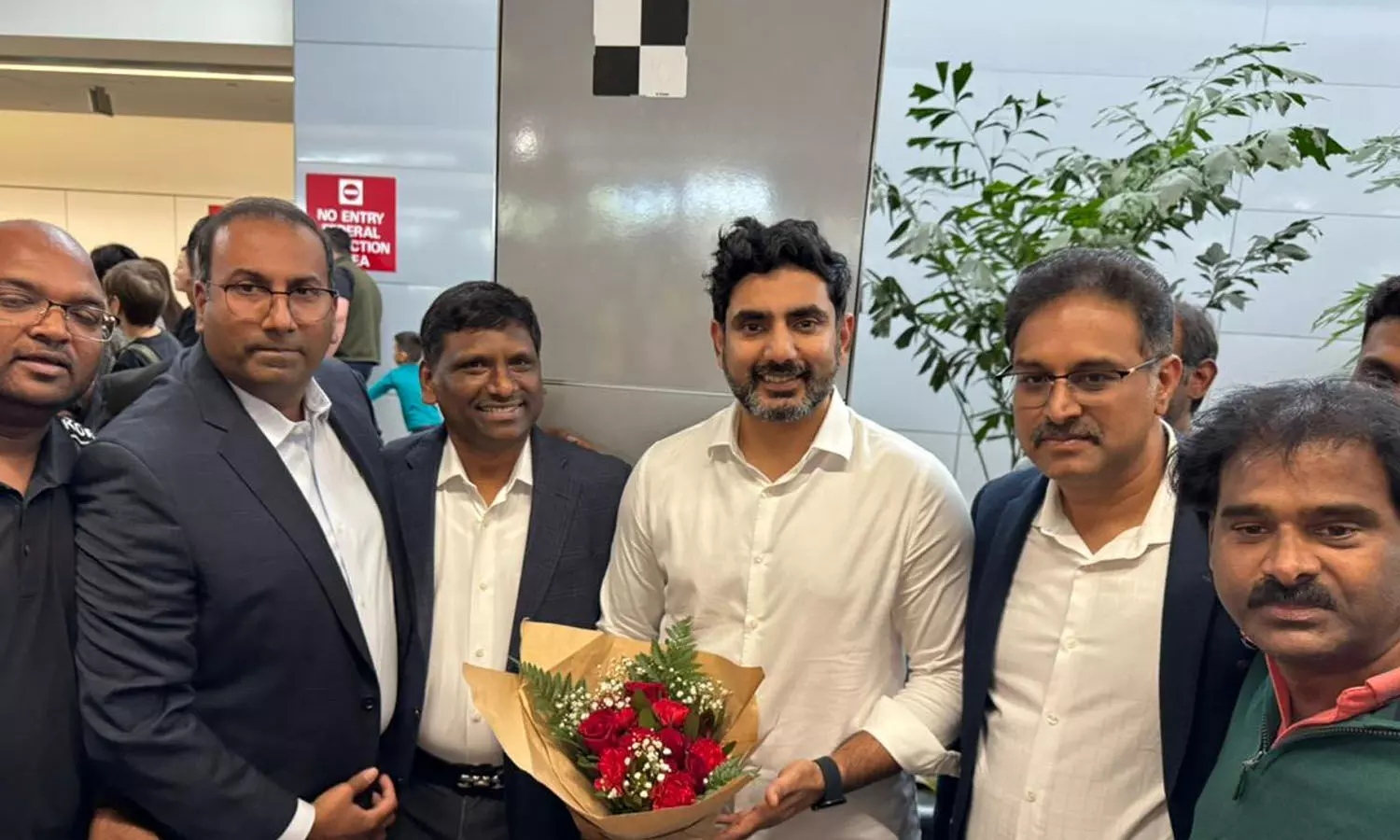 nara lokesh, minister, visit,  america