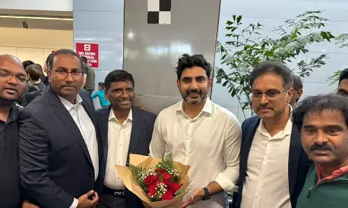 nara lokesh, minister, visit,  america
