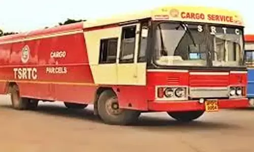 tgrtc, good news, hyderabad city, cargo services