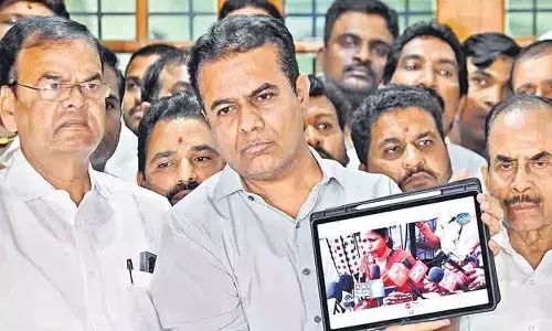 ktr, brs working president,  ktr responded janwada farm house, ktr comments janwada farm house, ktr latest news today