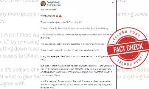 Climate change leads to extreme weather, Fix the climate, Claim on Climate change is Misleading, viral news on climate change,  Climate change factcheck, facts on  Climate change, factcheck news