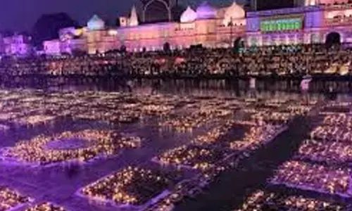 28 lakh lamps , record,  today, ayodhya