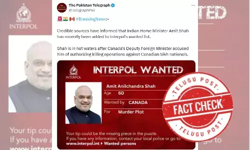 Amit Shah added to the wanted list, interpol issues red notice to Amit Shah,  Image claiming Red notices  to amitshah, facts on red notices image, factcheck news