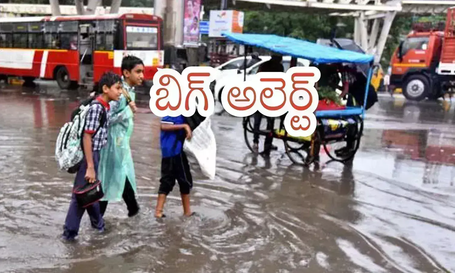 heavy rains,  big alert, meteorological department,  two telugu states