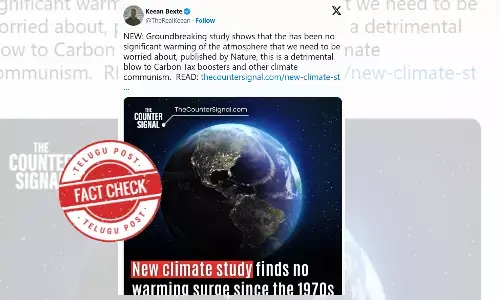 Global warming, temperature, climate change, Temperature, Global warming trends study misrepresented, factcheck news