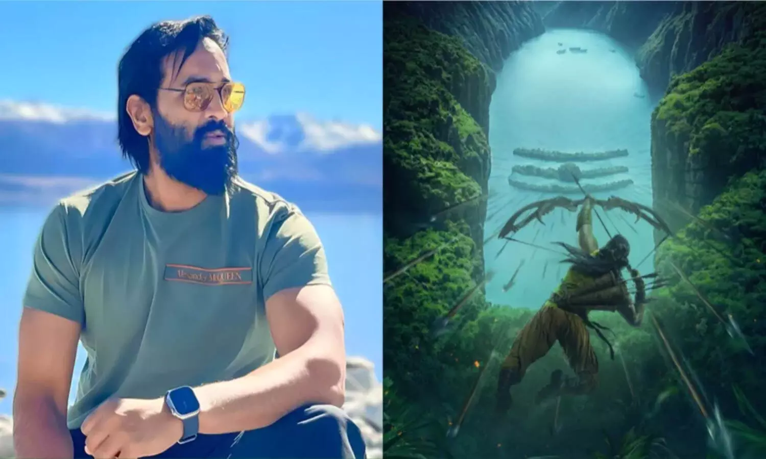 Prabhas, Kannappa, KannappaMovie, PrabhasCinema, Prabhas look leaked, Prabhas look from Vishnu Manchu Kannappa leaked  team offers 5 lakh rupees to help catch, latest news today