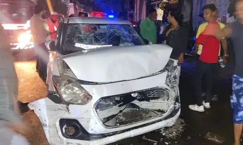 hyderabad, nampally, carcrash