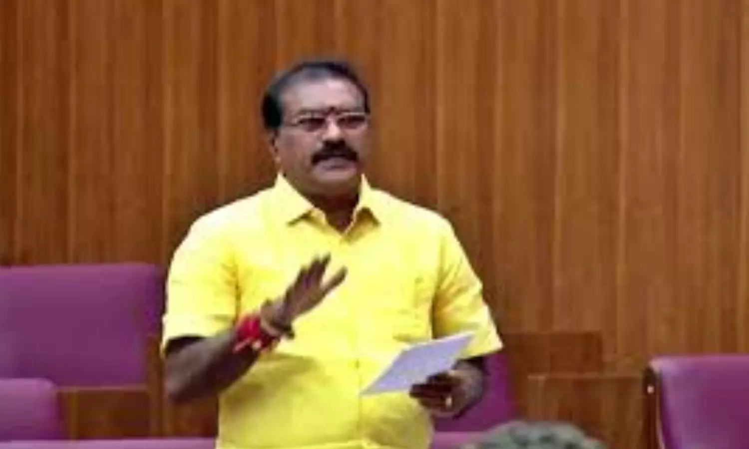nimmala ramanaidu, minister, polavaram project, council