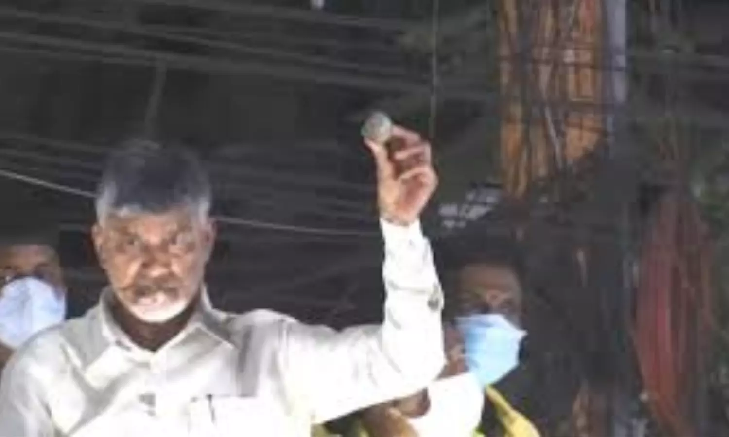 chandrababu,  stone pelting, nandigama police, arrest