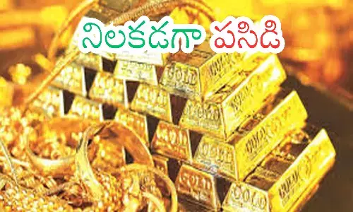 gold rates today in hyderabad, silver, stable, india