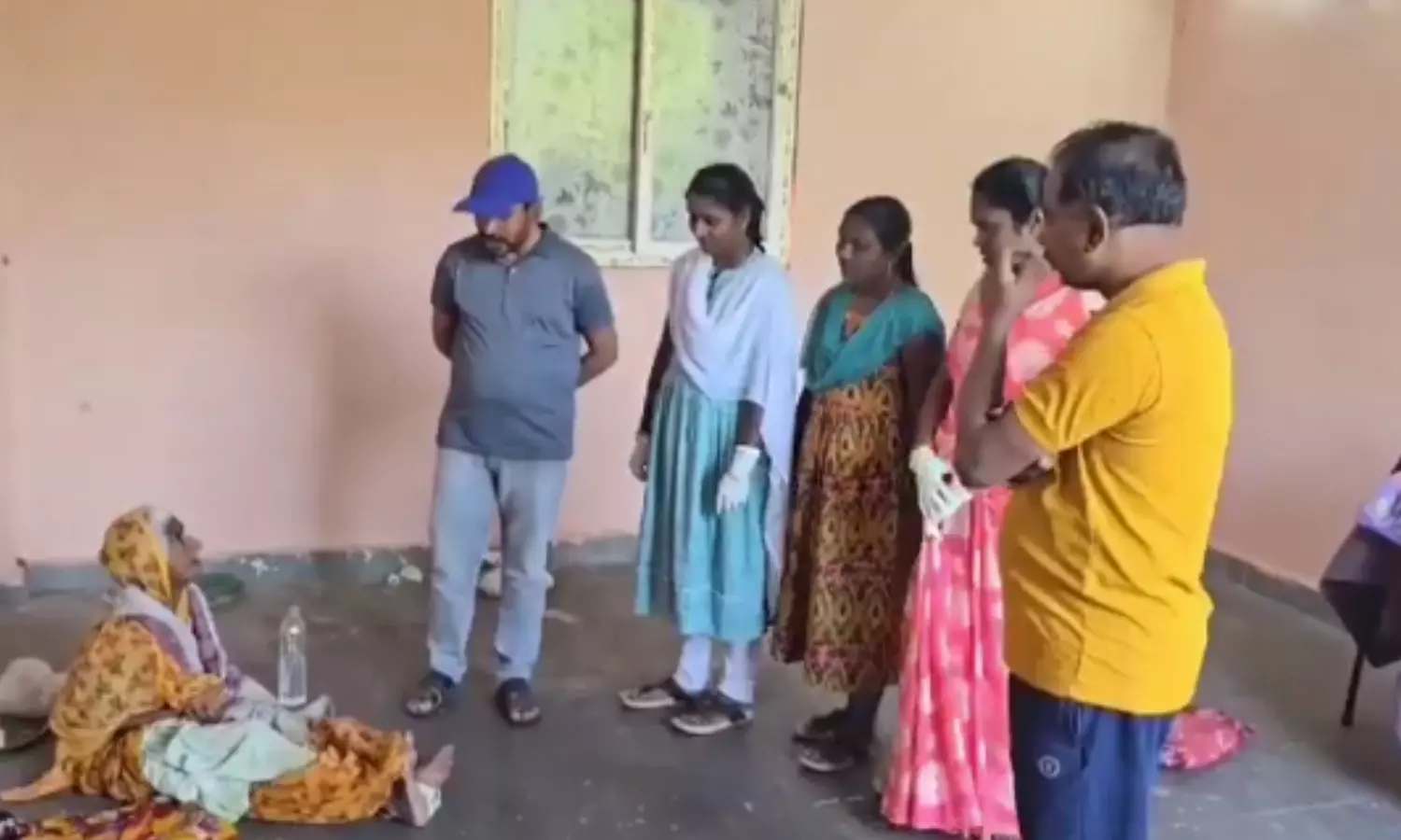 sons, mother, graveyard, jagityal