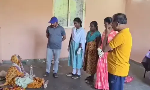 sons, mother, graveyard, jagityal