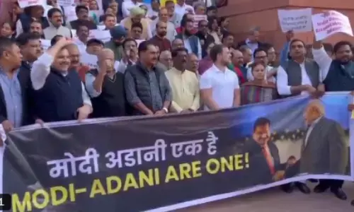 indi alliance, adanis corruption, protest, parliament
