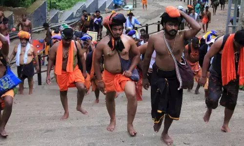 bathing pamba river, ban, sabarimala