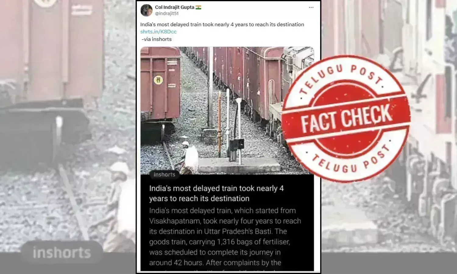 Goods train,Indian railway, goods train, delayed