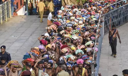 crowd,  devotees, ayyappa, sabarimala