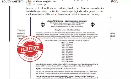 Fact Check: Misleading Data Used to Claim Sea-levels are Declining in Sydney and Worldwide