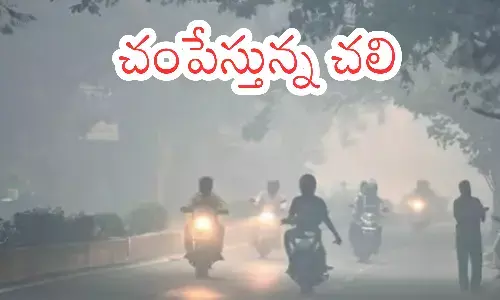 cold winds in andhra pradesh, temperatures, dropped,telangana
