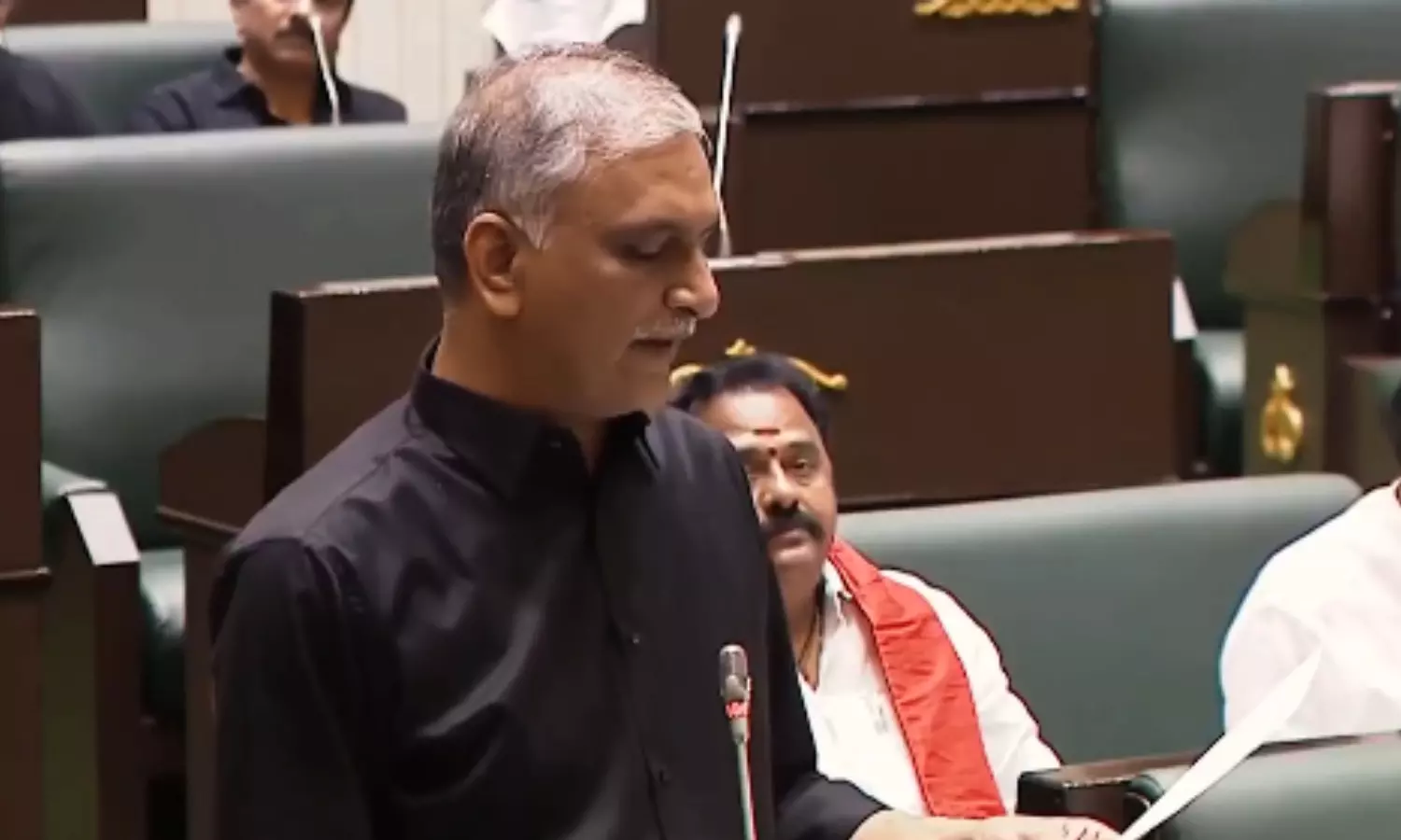 congress, brs, walkout, telangana assembly