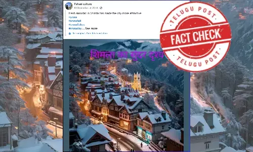 snow fall in shimla ,Shimla snowfall ,AI generated Image