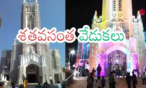 church,  celebrating, centenary, medak