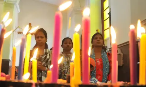 christmas, celebrations , prayers, telugu states