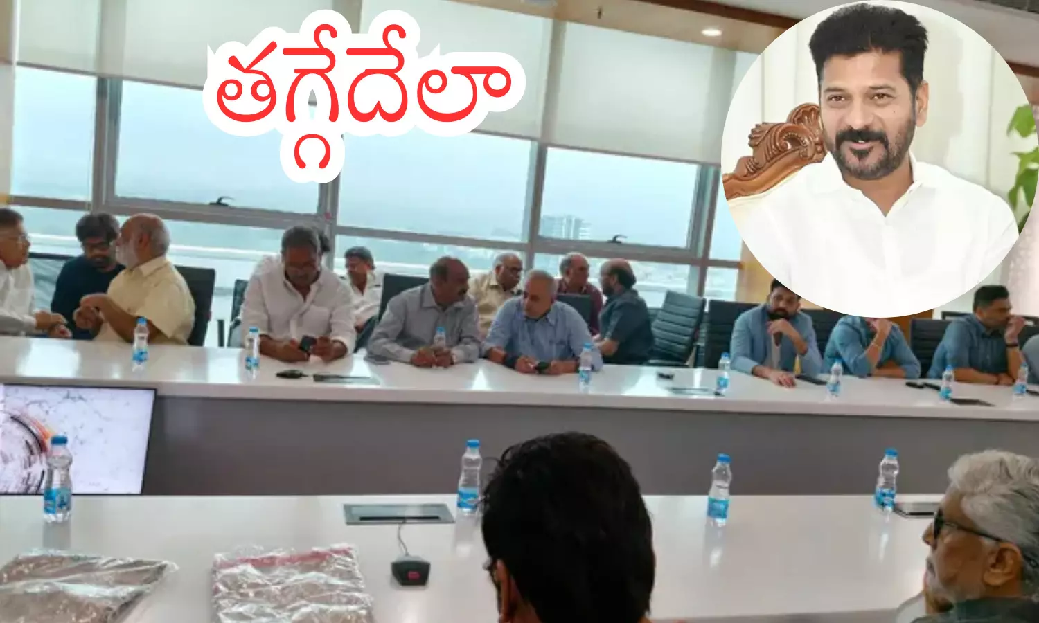 revanth reddy,  chief minister, meeting, tollywood