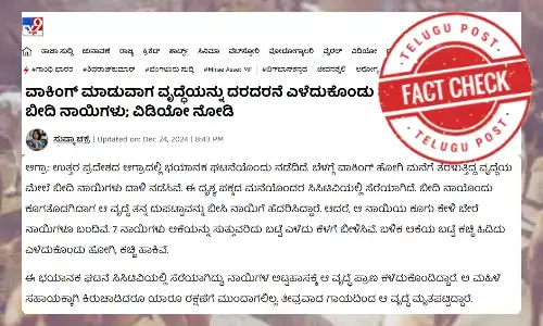 ಫ್ಯಾಕ್ಟ್‌ಚೆಕ್‌: ಮಹಿಳೆಯ ಮೇಲೆ ಬೀದಿ ನಾಯಿಗಳು ದಾಳಿ ಮಾಡಿದ್ದು ಆಗ್ರಾದಲ್ಲಲ್ಲ, ಪಂಜಾಬ್‌ನ ಜಲಂಧರ್​ನಲ್ಲಿ