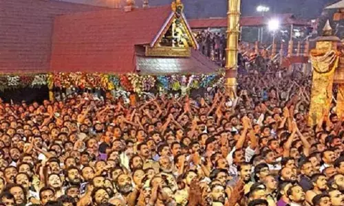 heavy crowd, devotees,darshan time ten hours, sabarimala