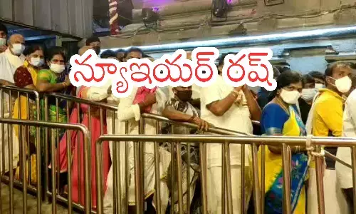 today darsan time in tirumala, crowd, divotees, january 1st