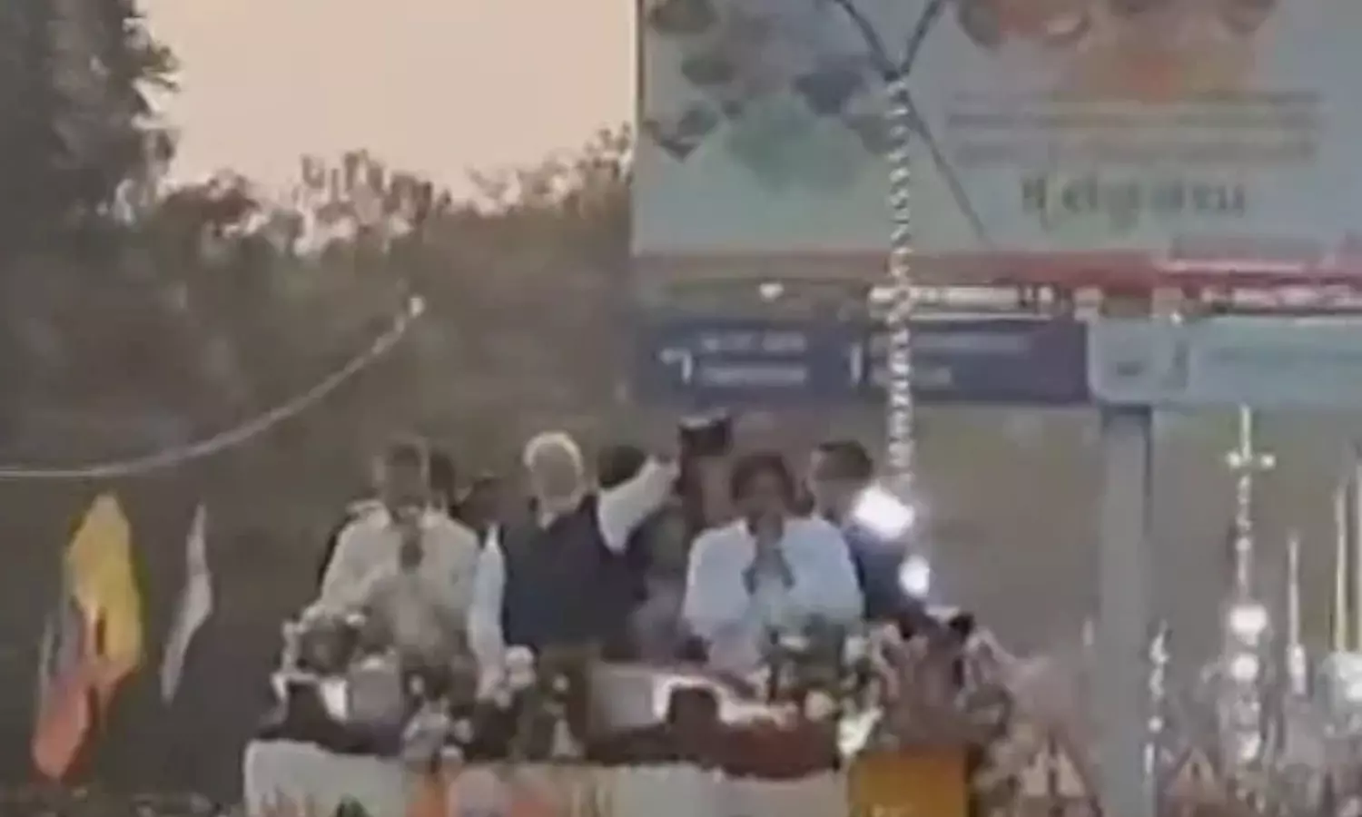 narendra modi, prime minister,  road show, visakhapatnam.