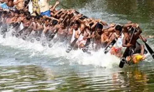 sankranti,  boat race, atreyapuram,  konaseema district