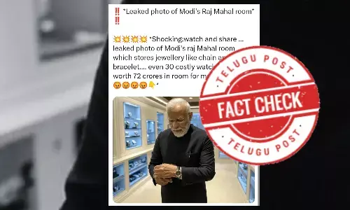 AI-Generated Image Goes Viral, Depicts Modi Storing Expensive Watches and Luxurious Jewelry Inside a his Palace