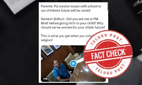 Bidhuris statement, originally made in September 2022, bears no relevance to the upcoming Delhi elections