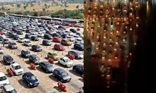 sankranti holidays, vehilcles, highway, hyderabad