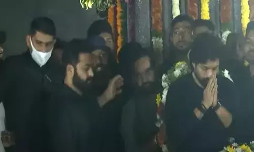 family members,  paid tributes, ntr ghat, hyderabad