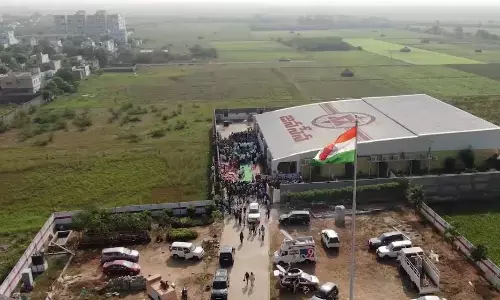 drone, flying, pawan kalyans camp office,  mangalagiri