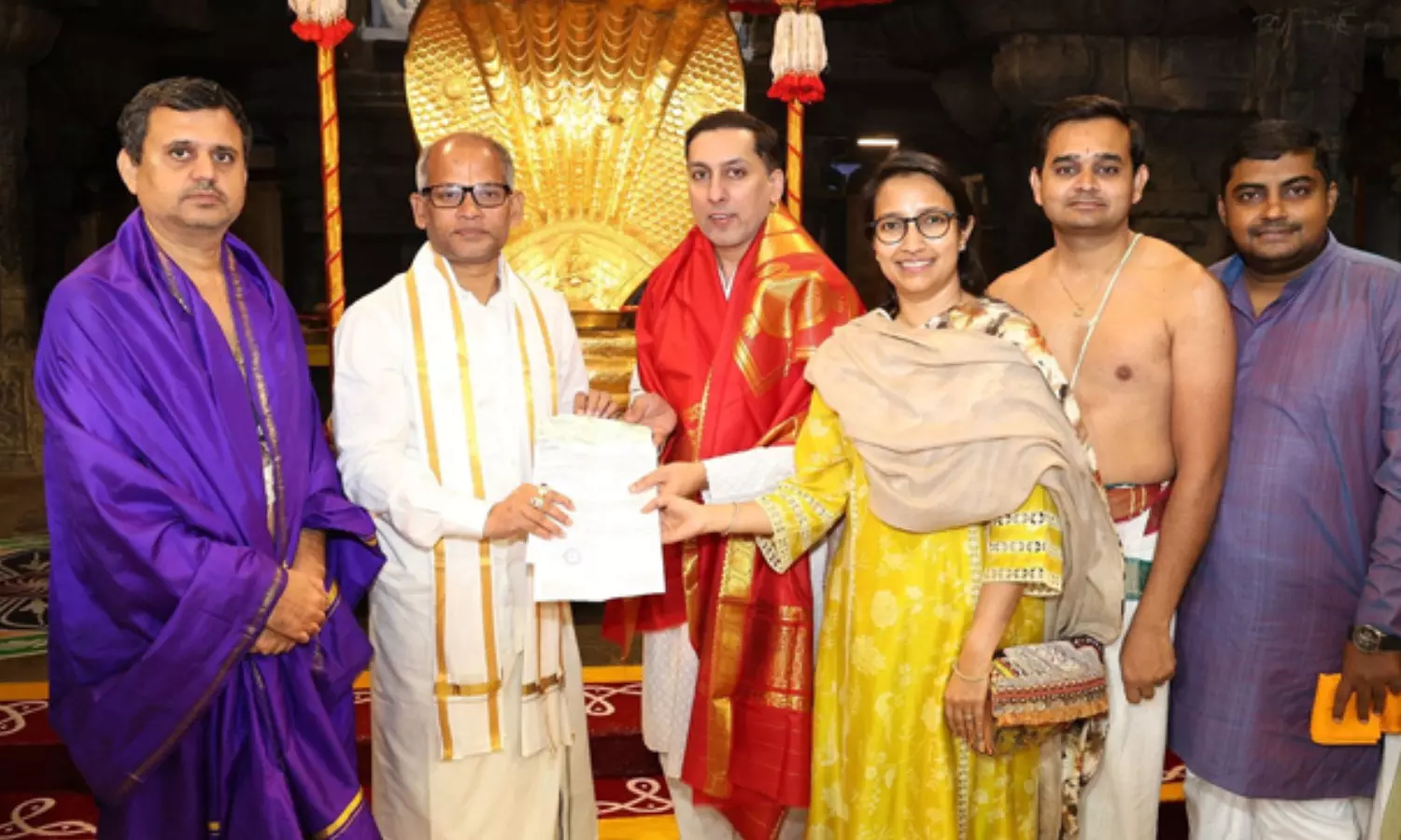 vardhaman jain, tamil nadu, donatioin, tirumala